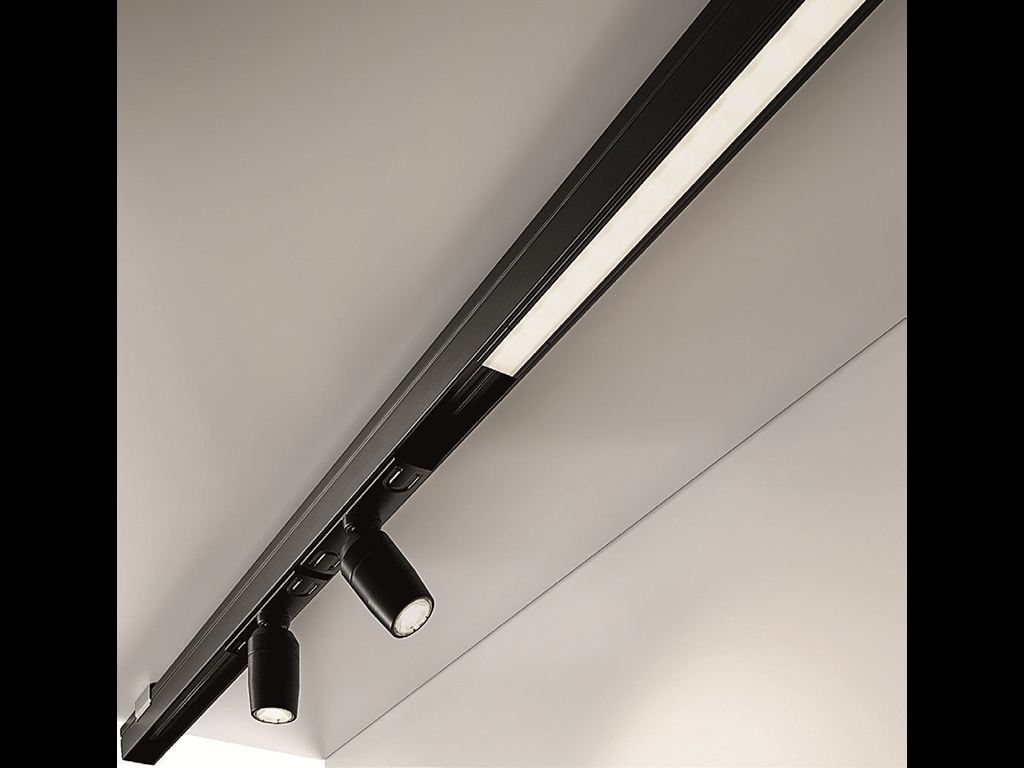Connettore Input per Mini Rail Nero con Cavo cm.200 | Luce Viva - immagine 2